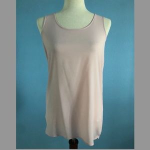 Powder Pink Tank Top Camisole - Sheer - Size XS - Gap